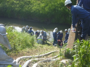 坂手町で発生した火災時の活動_1