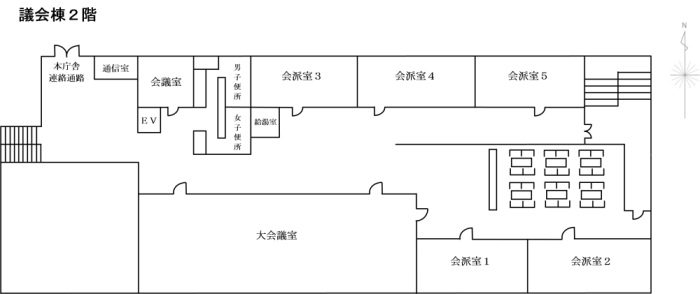 議会棟2階