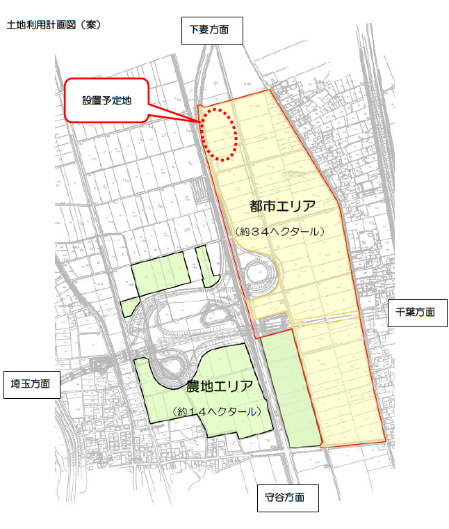 土地利用計画図(案)