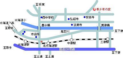 青少年の家案内図