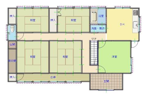 室井邸平面図1F