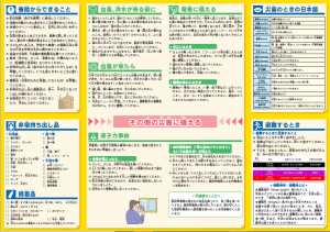 災害マニュアル2