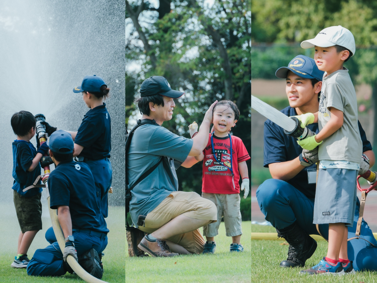 防災キャンプ1日目トライアスロン01