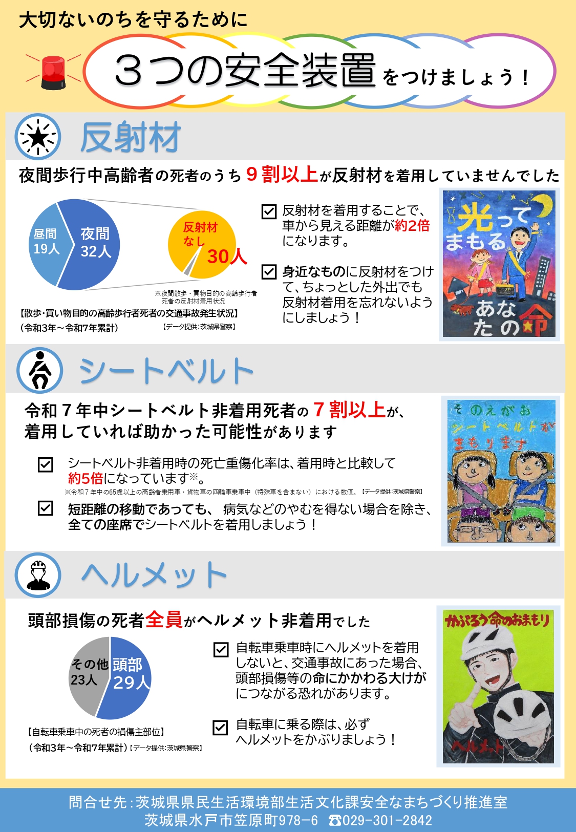 チラシ(3つの安全装置)