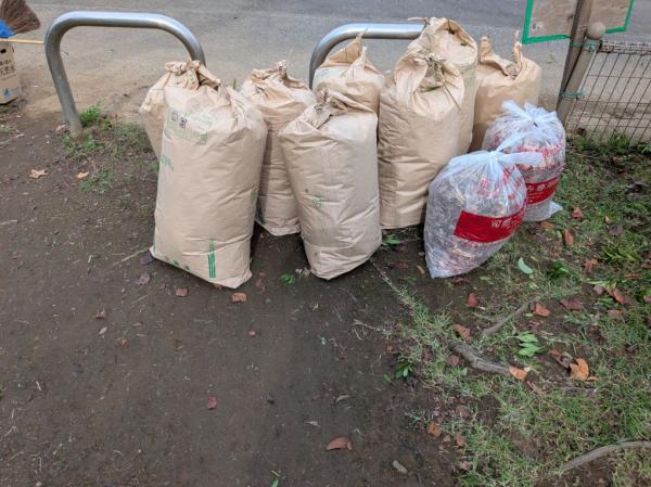 クリーンキャンペーンごみ集まったよ