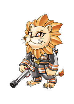 常総市オリジナルヒーロー ウォーターファンライオン